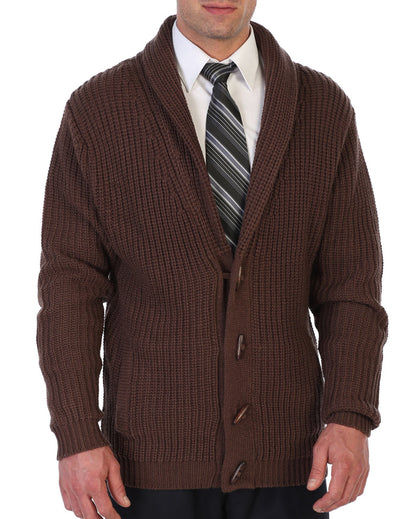 Men's Stockinette Knit Pattern Casual Sweater