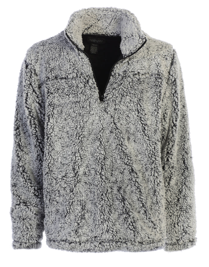 Men's Super Soft Sherpa Quarter Zip Pullover Sweater