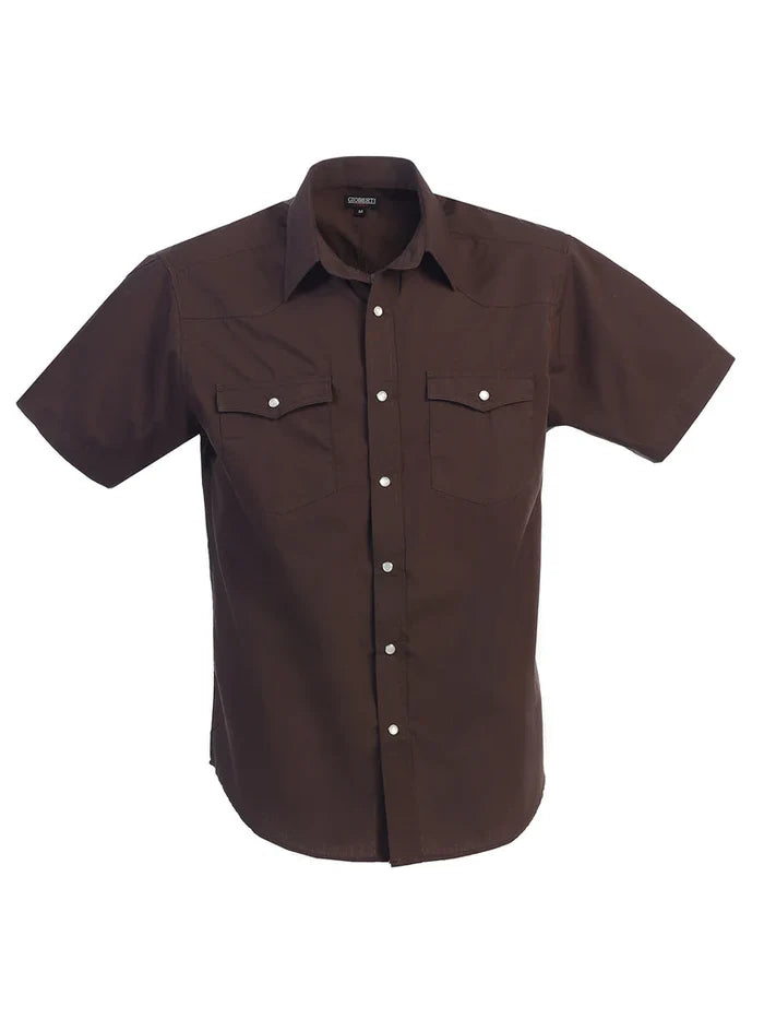 MEN'S WESTERN STYLE SHORT SLEEVE SHIRT