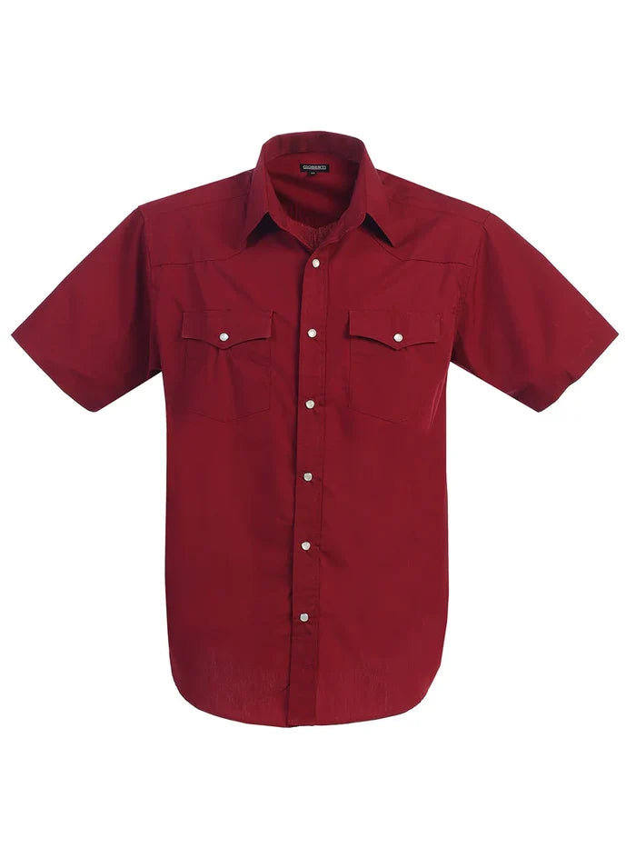 MEN'S WESTERN STYLE SHORT SLEEVE SHIRT