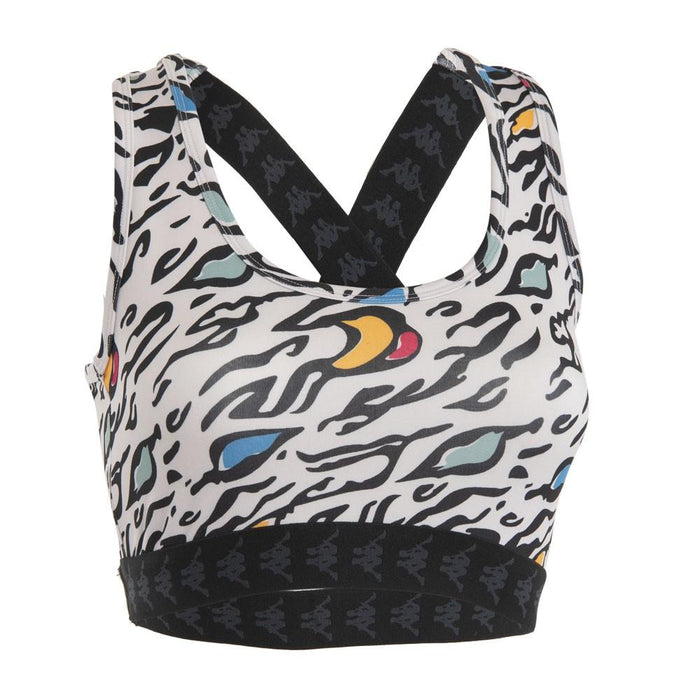 Peto Women Straps cruzados Beige Multicolor