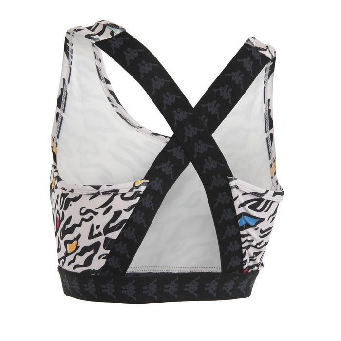 Peto Women Straps cruzados Beige Multicolor