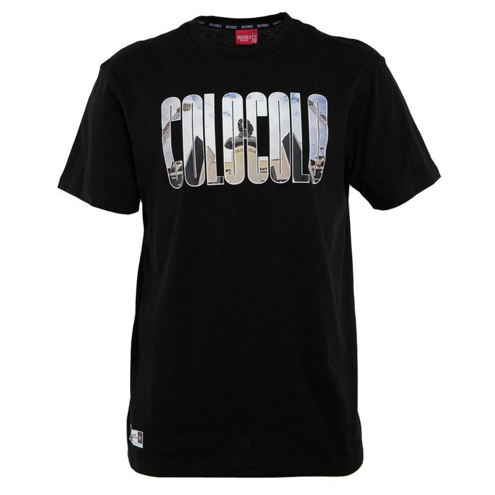 Polera Colo Colo Urbano "Cacique" Negra