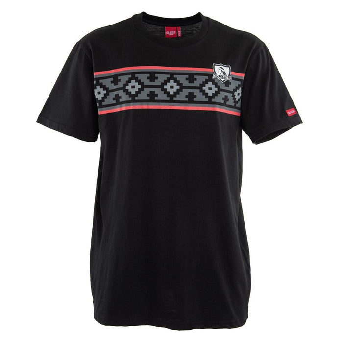 Polera Colo Colo Urbano "Huinchas" Negro