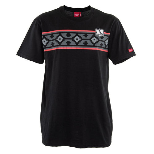 Polera Colo Colo Urbano "Huinchas" Negro