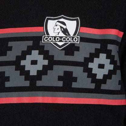 Polera Colo Colo Urbano "Huinchas" Negro
