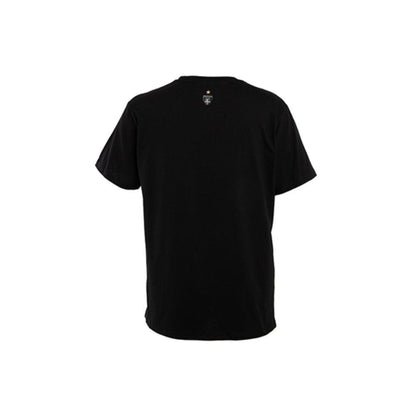 Polera Colo Colo Urbano Negra Escudo Gris