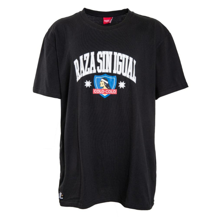 Polera Colo Colo Urbano "Raza Sin Igual" Negra