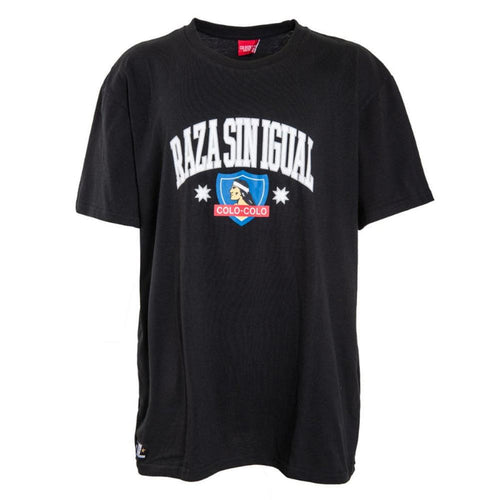 Polera Colo Colo Urbano "Raza Sin Igual" Negra