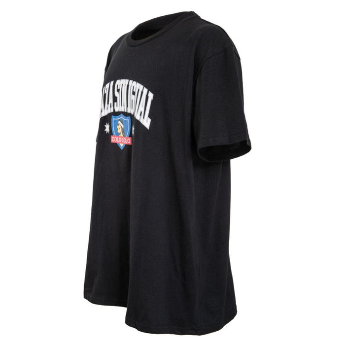 Polera Colo Colo Urbano "Raza Sin Igual" Negra