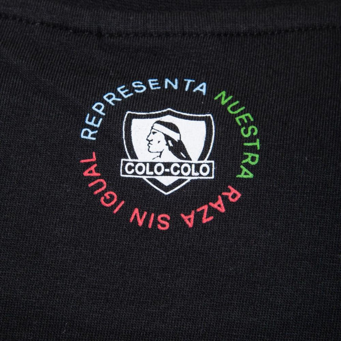 Polera Colo Colo Urbano "Raza Sin Igual" Negra