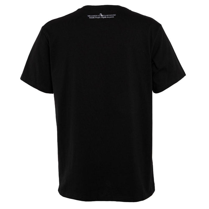 Polera Colo Colo Urbano "Valiente y Fuerte" Negra