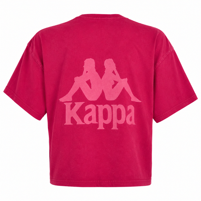 Polera Crop Top Girls Fucshia