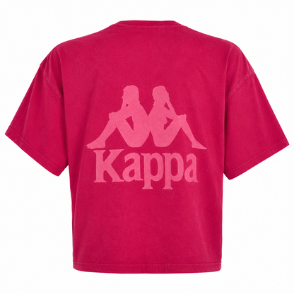 Polera Crop Top Girls Fucshia