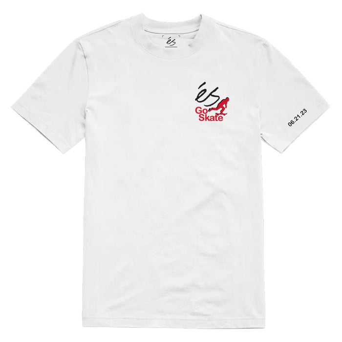 Polera Go Skate White Red