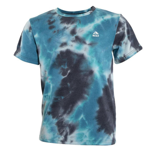 Polera Kids Black Blue Tie dye
