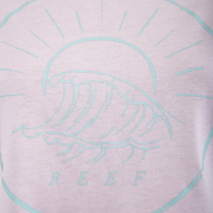 Polera Kids Crop Top Pink Wave