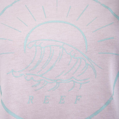 Polera Kids Crop Top Pink Wave