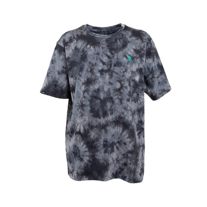 Polera Manga Corta Tie Dye Black Grey Green