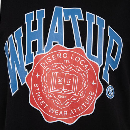 Polera Manga corta WHATUP Hombre I2304 Negro