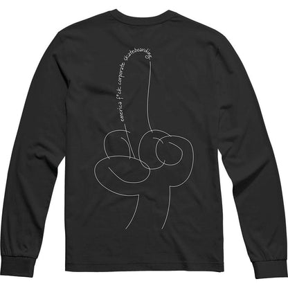 Polera Manga Larga EFF Corporate Tee Black