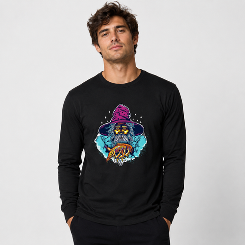 Polera Manga Larga Magic Cheeze Black