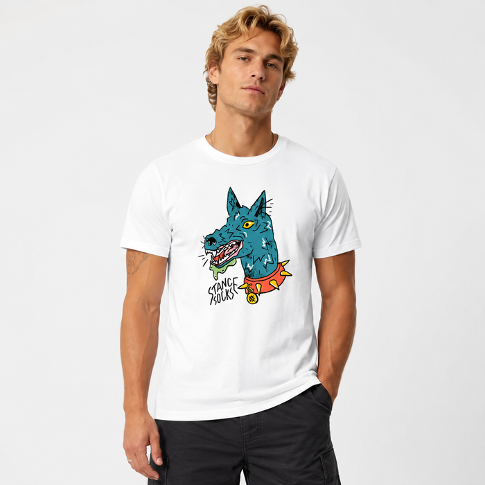 Polera Men Ankle Biter White