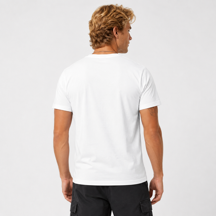 Polera Men Ankle Biter White