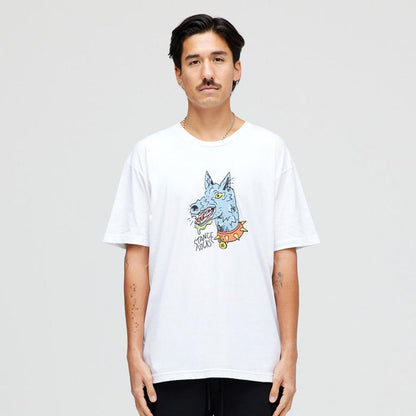 Polera Men Ankle Biter White