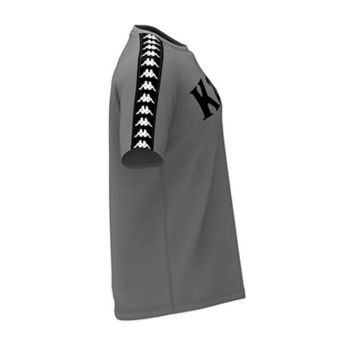 Polera Men Banda Balima Grey Melange Banda Black White