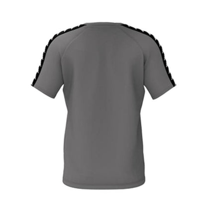 Polera Men Banda Balima Grey Melange Banda Black White