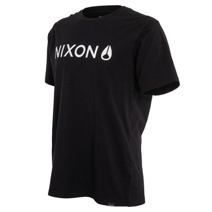 Polera Men Black Logo Front White