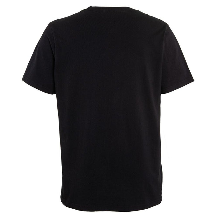 Polera Men Black Logo Front White