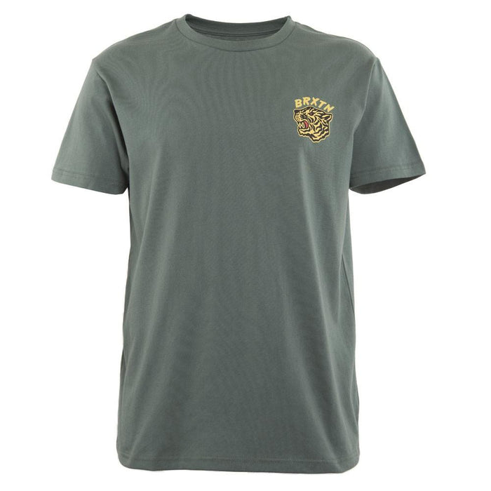 Polera Men Dark Green Tiger Logo