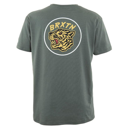 Polera Men Dark Green Tiger Logo