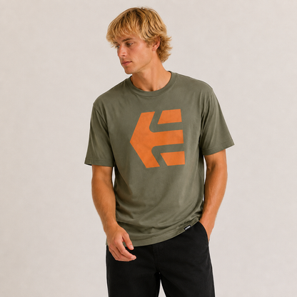 Polera Men Icon Tee Moss