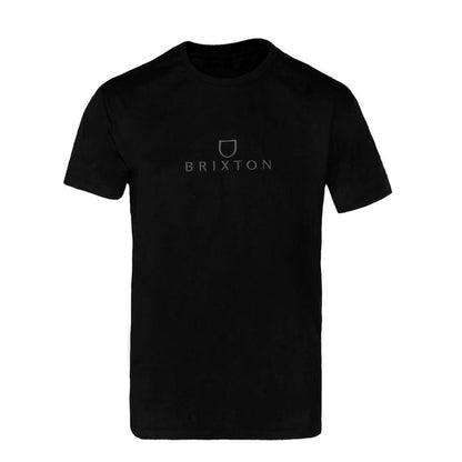 Polera Men Logo Bordado Black