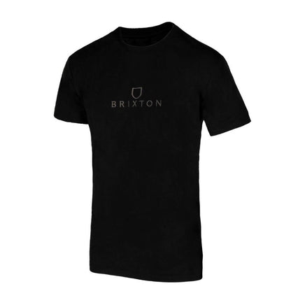 Polera Men Logo Bordado Black