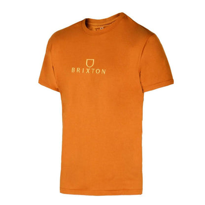 Polera Men Logo Bordado Brown