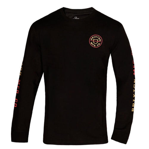 Polera Men Manga Larga Black MFG. Co.