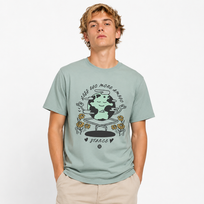 Polera Men More Amigo Seafoam