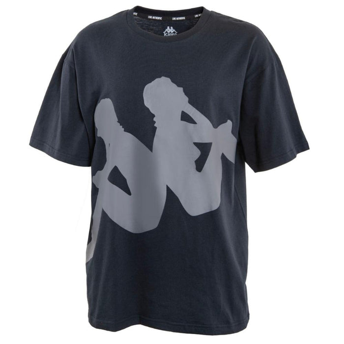 Polera Men Omini Front Black Blue Grey