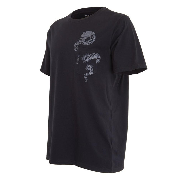 Polera Men Snake Pocket Black