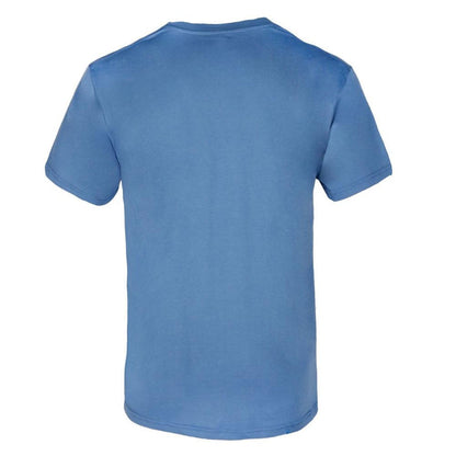 Polera Men Tiny Logo Blue
