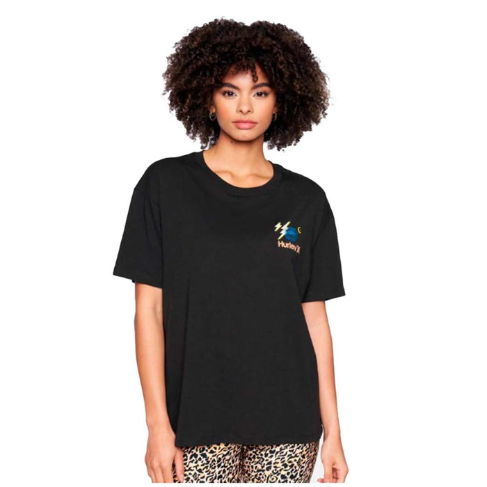 Polera Shroomed Boyfriend Tee Caviar