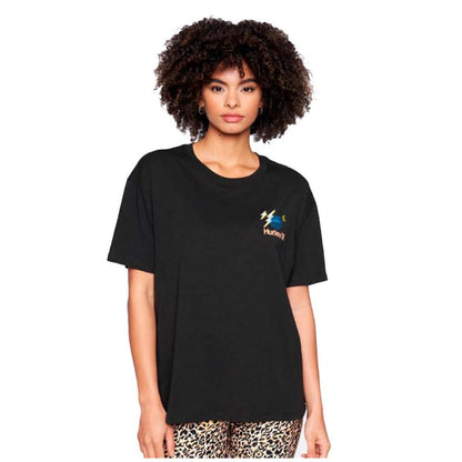 Polera Shroomed Boyfriend Tee Caviar