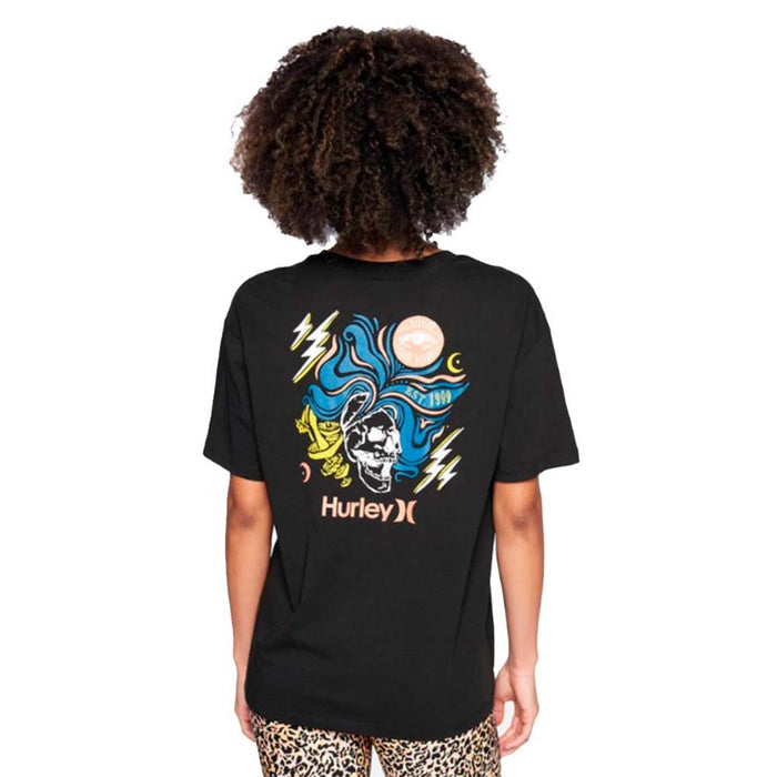 Polera Shroomed Boyfriend Tee Caviar