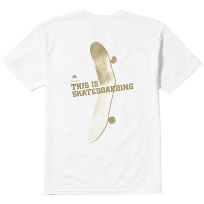 Polera "This is Skateboarding" White