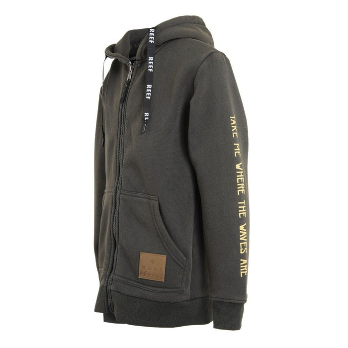 Poleron Boys Full Zipper Light Black