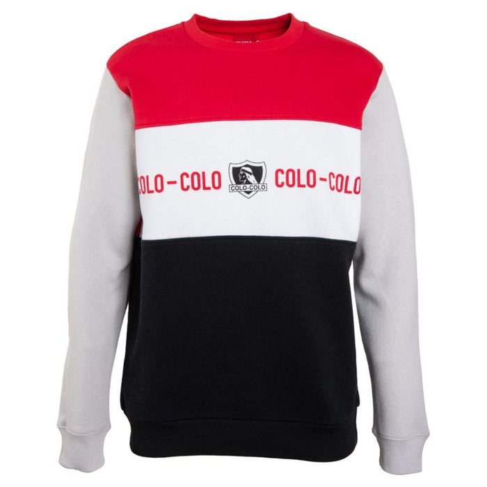 Poleron Colo Colo Urbano Crew "Colo Colo es Chile" Rojo